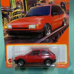 Matchbox 1984 Ford Fiesta MK 2 Red Toy Car
